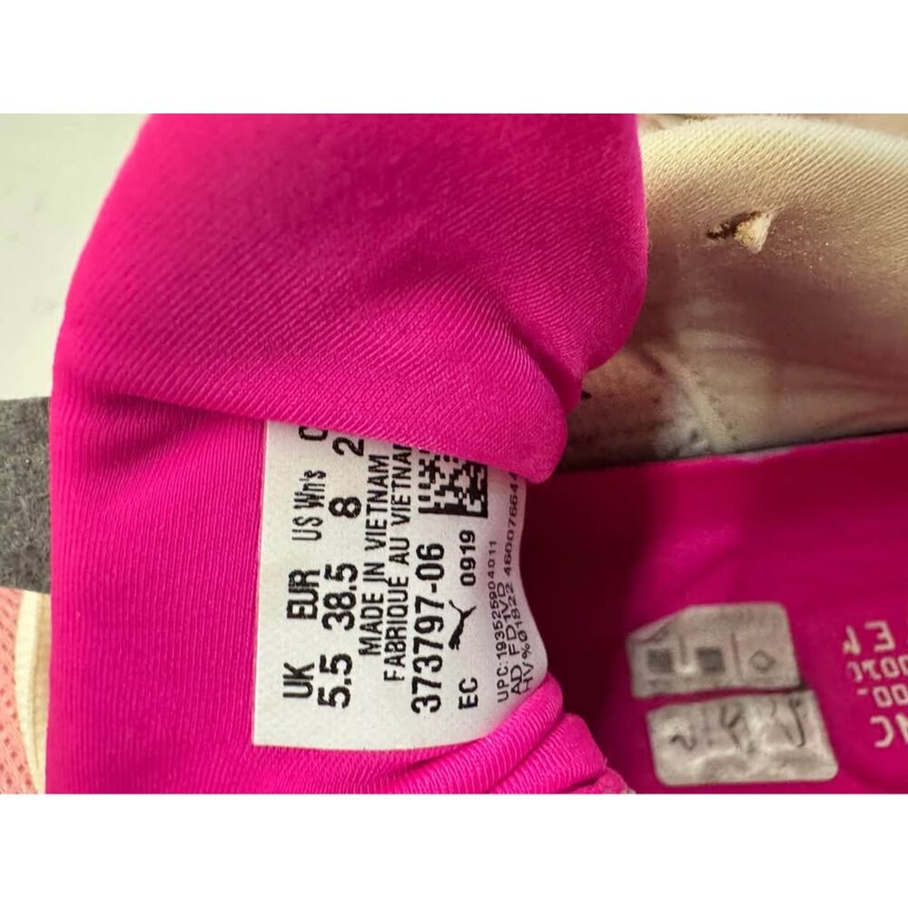 Puma Women’s Size 8 Pink RS-X3 Puzzle  Sneakers - Picture 7 of 8